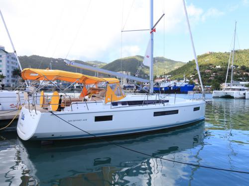 Yacht Sun Odyssey 440 for rent in Joma Marina