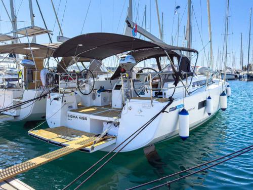 Sailing boat Sun Odyssey 440 available for charter in Marina Polesana