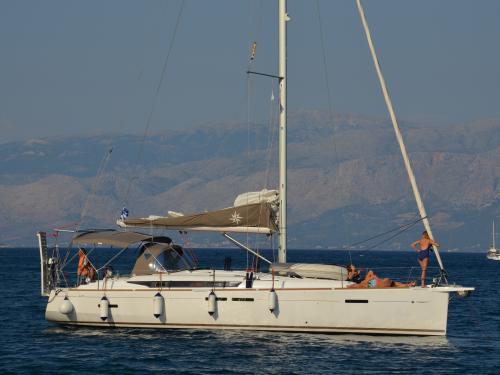 Sailing boat Sun Odyssey 449 for charter in Kerkira