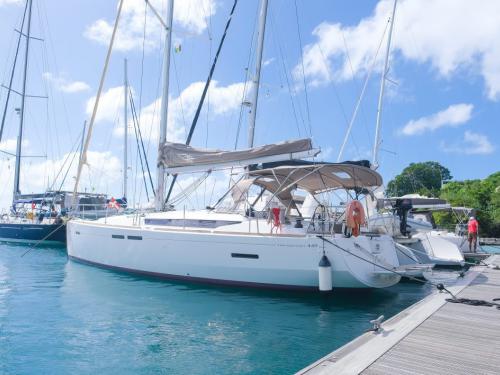 Sailing boat Sun Odyssey 449 available for charter in Lagoon Marina