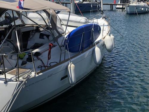 Sailing boat Sun Odyssey 449 available for charter in Krk