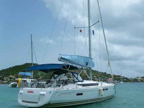 Sailing yacht Sun Odyssey 469 available for charter in Nanny Cay Town