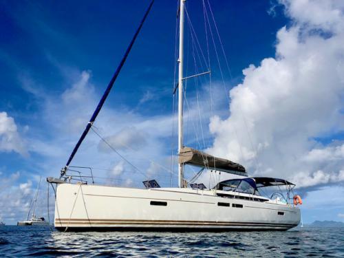 Sailboat Sun Odyssey 469 for hire in Marina Le Marin
