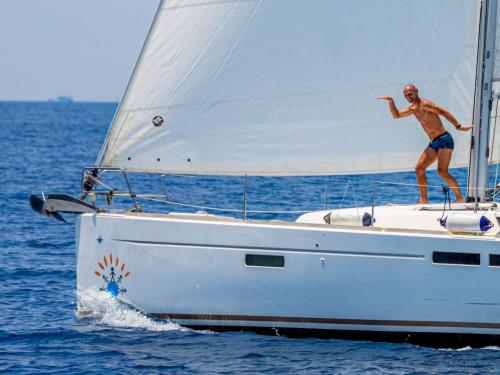 Yacht Sun Odyssey 479 for rent in Lefkas Marina