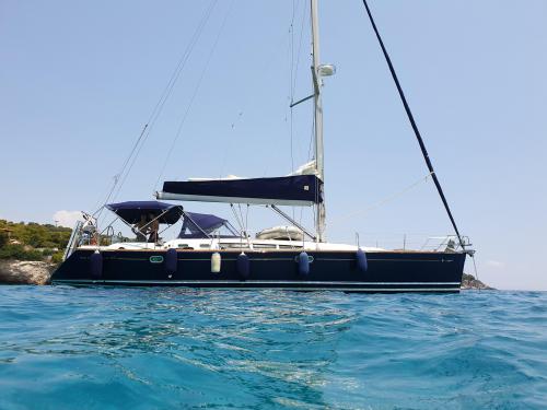 Sailing yacht Sun Odyssey 49 for hire in Kallithea