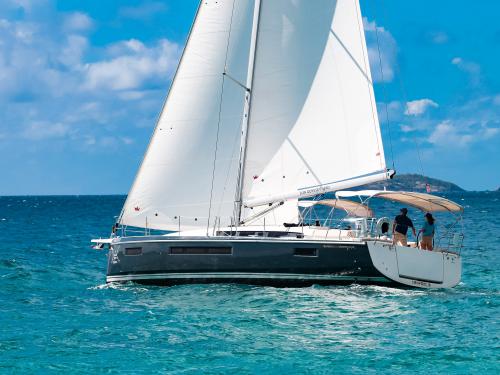 Sailboat Sun Odyssey 490 for hire in Nanny Cay Marina