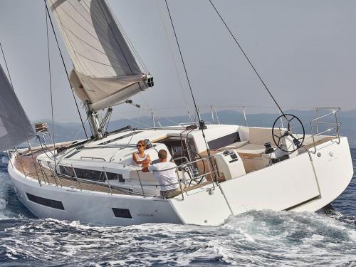 Sailing yacht Sun Odyssey 490 for rent in Lefkas
