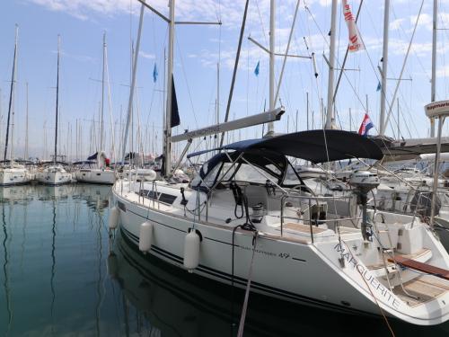 Sailing yacht Sun Odyssey 49i for hire in Kastela