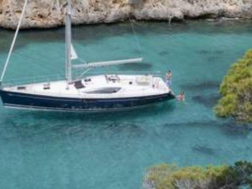 Sailing boat Sun Odyssey 50DS for hire in Marina Le Marin