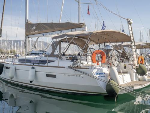 Sailing yacht Sun Odyssey 519 for hire in Athens