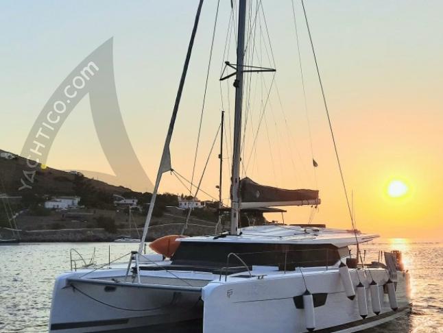 Catamaran Astrea 42 available for charter in Kallithea