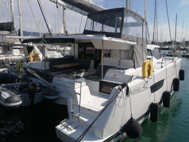 Katamaran Astrea 42 chartern in Lefkas