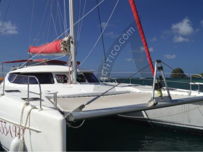 Cat Bahia 46 available for charter in Marigot Bay Marina
