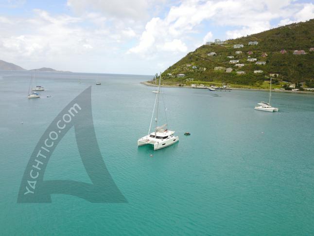 Cat Helia 44 available for charter in Road Town