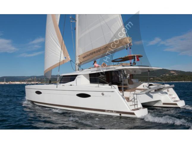 Catamaran Helia 44 available for charter in Portisco