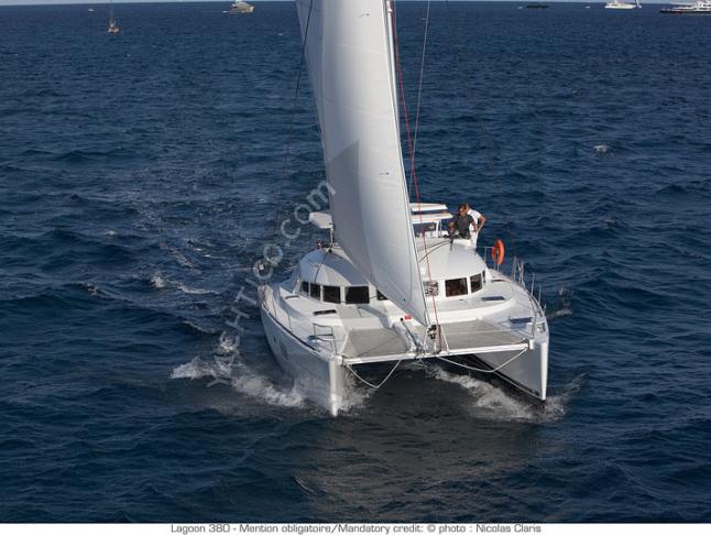 Cat Lagoon 380 S2 available for charter in Palairos