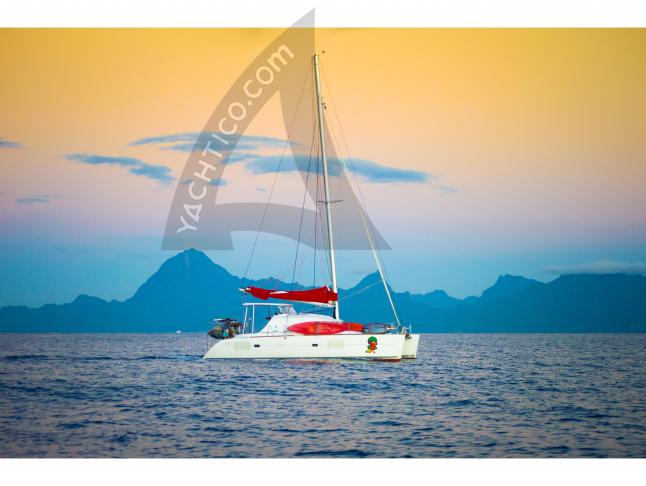Cat Lagoon 380 S2 available for charter in Papeete