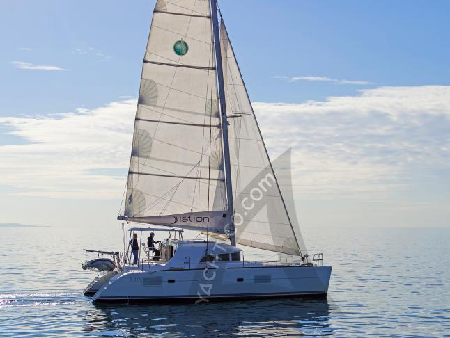 Catamaran Lagoon 380 S2 available for charter in Lavrio