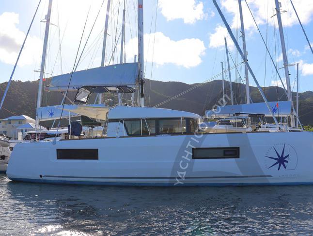 Katamaran Lagoon 40 chartern in Nanny Cay Marina