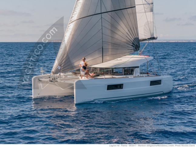 Catamaran Lagoon 40 available for charter in Cole Bay