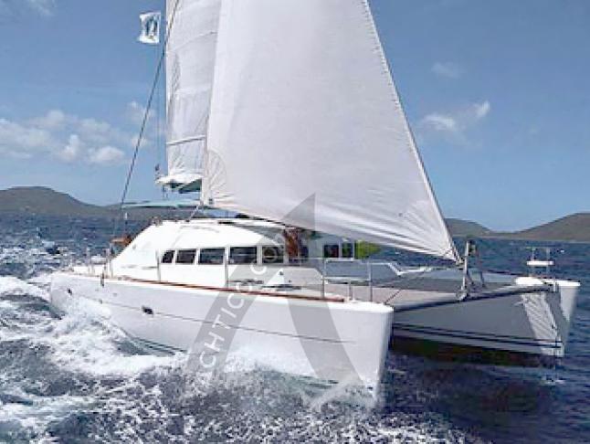 Cat Lagoon 410 S2 available for charter in Lagoon Marina