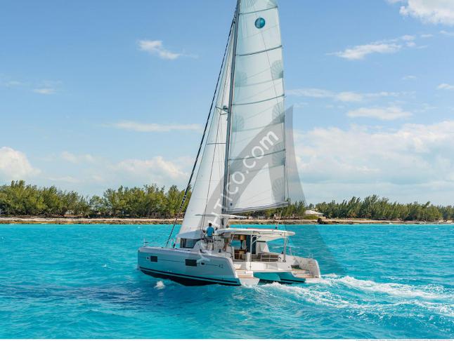 Cat Lagoon 42 for charter in Le Marin