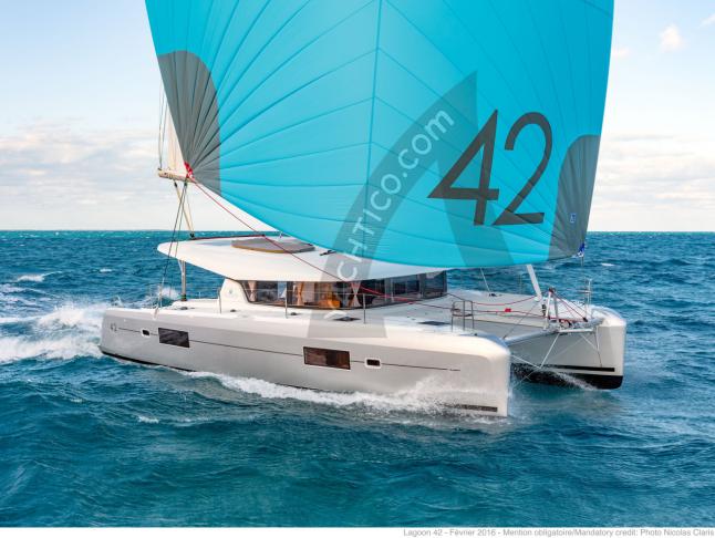 Catamaran Lagoon 42 available for charter in Pomer
