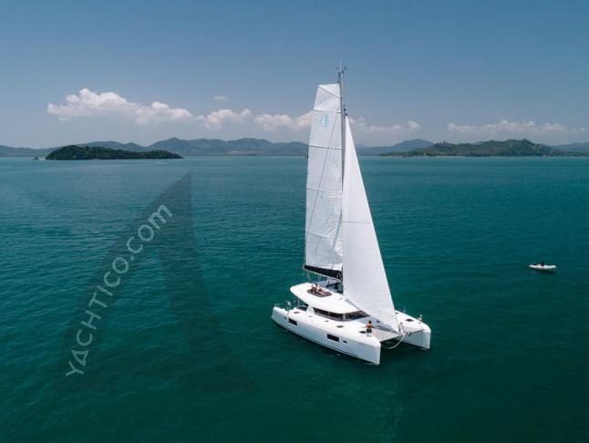 Catamaran Lagoon 42 available for charter in Skiathos