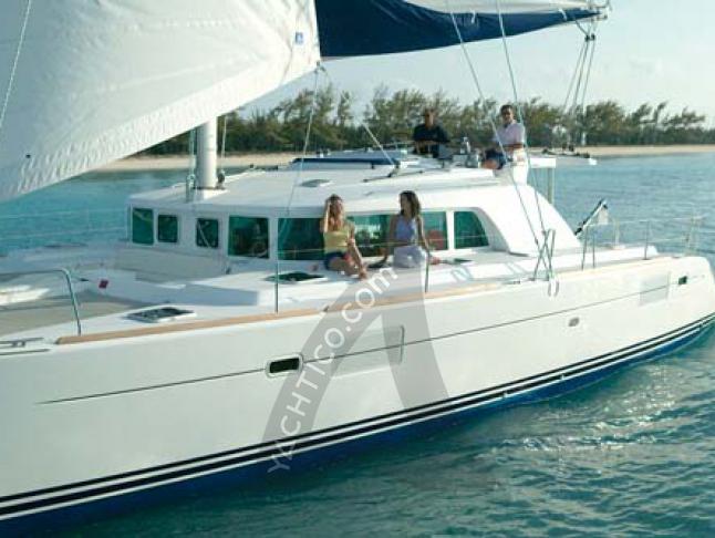 Catamaran Lagoon 440 available for charter in Marina Royale