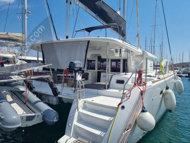 Catamaran Lagoon 450 F available for charter in Lavrio