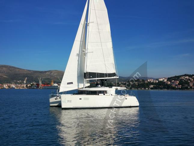 Catamaran Lagoon 450 F available for charter in Seget