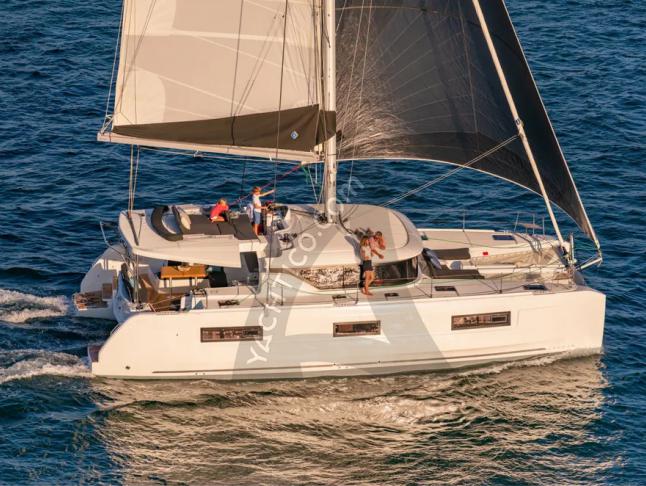 Cat Lagoon 46 for charter in Le Marin