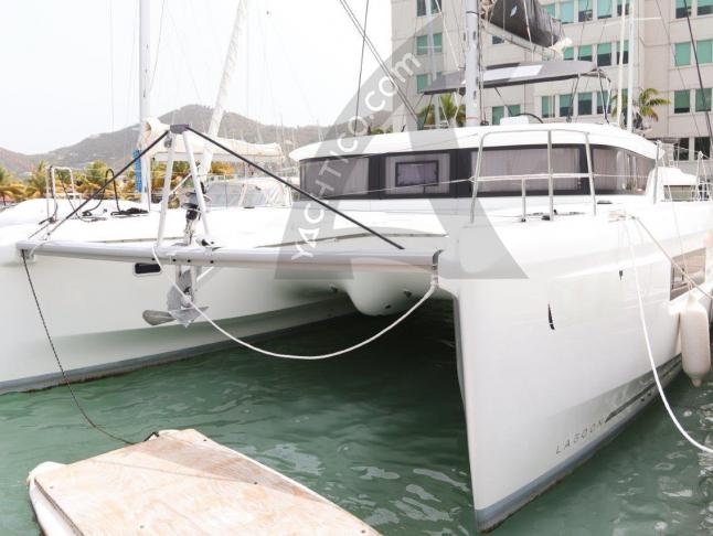 Catamaran Lagoon 46 available for charter in Road Town
