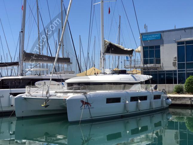 Cat Lagoon 50 available for charter in Marina Kastela