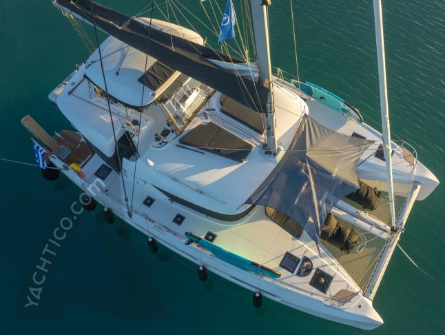 Cat Lagoon 51 available for charter in Zea Marina