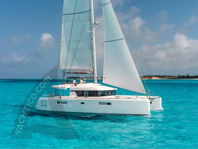 Catamaran Lagoon 52 F available for charter in Athens