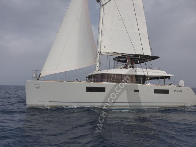 Cat Lagoon 560 S2 available for charter in Cagliari
