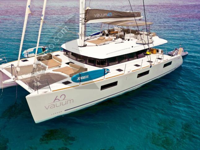 Cat Lagoon 620 available for charter in Nea Peramos Marina