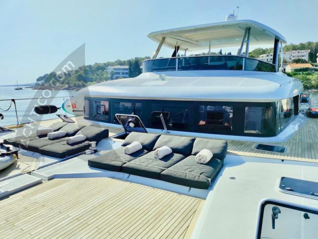 Catamaran Lagoon 630 for hire in Marina Mandalina