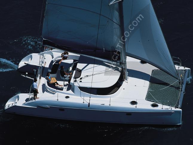 Catamaran Lavezzi 40 available for charter in Lefkas Marina