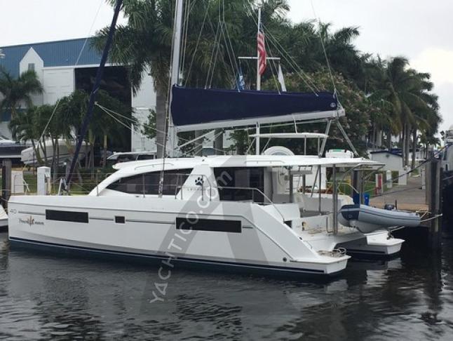 Katamaran Leopard 40 Yachtcharter in Maya Cove