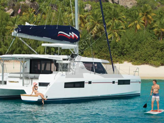 Catamaran Leopard 45 available for charter in Portorosa