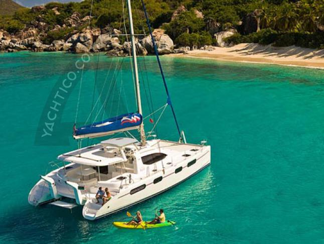 Katamaran Leopard 46 - Yachtcharter in Uturoa