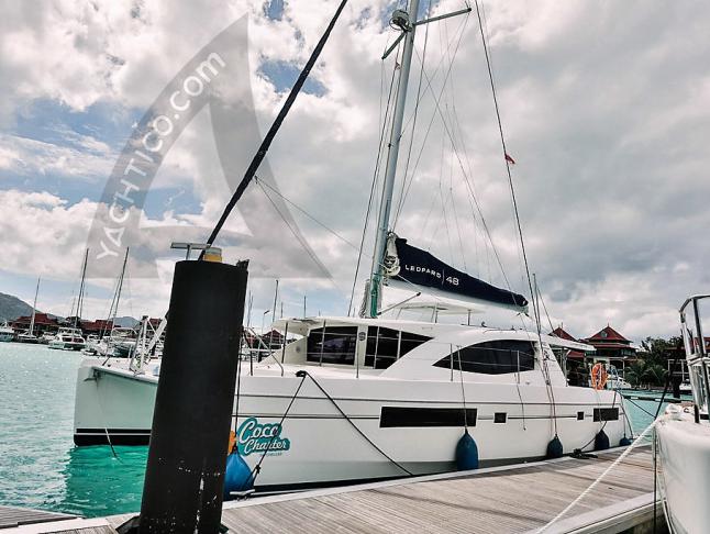 Katamaran Leopard 48 Yachtcharter in Eden Island Marina