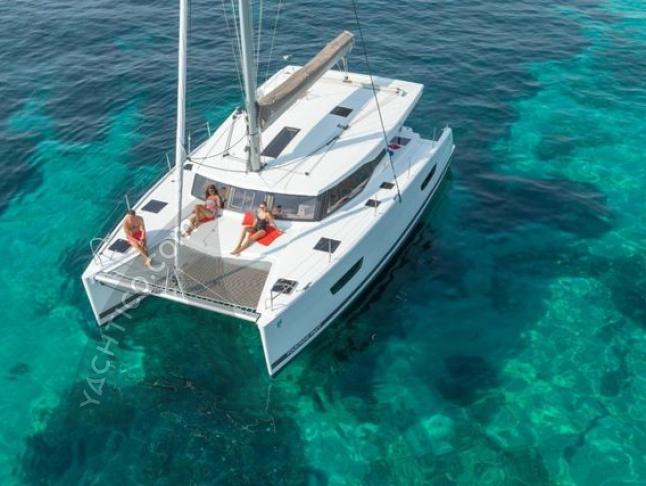 Catamaran Lucia 40 for rent in Rhodes Marina