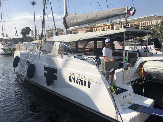 Catamaran Nautitech Open 40 available for charter in Marina di Sant Elmo