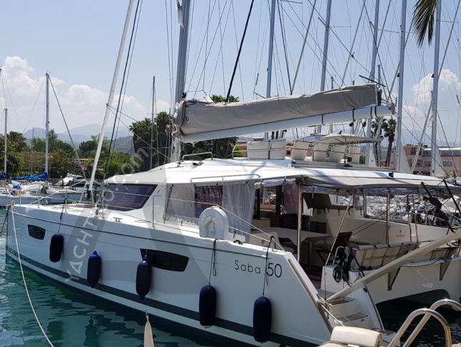 Catamaran Saba 50 for rent in Furnari