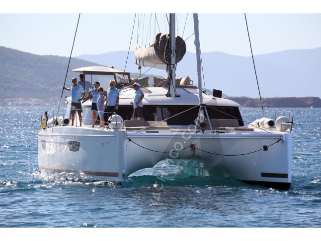 Catamaran Saba 50 available for charter in Alimos Marina Kalamaki