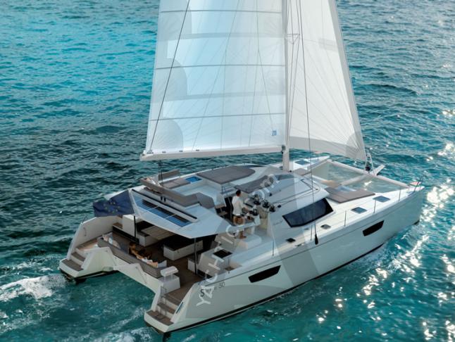 Catamaran Saba 50 available for charter in Le Marin
