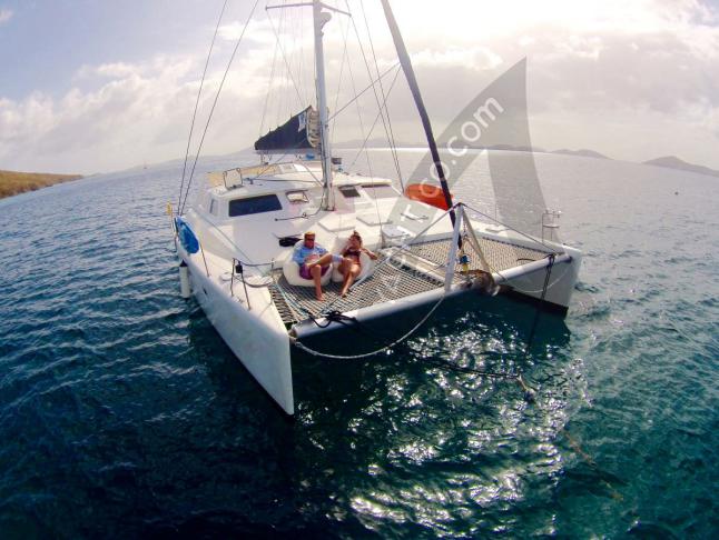 Catamaran Voyage 500 available for charter in Road Harbour